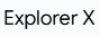 Explorer X logotype