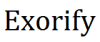 Exorify logotype