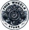 Four Wheels Store logotype