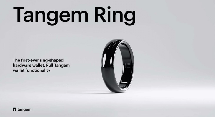 Компания Tangem презентовала криптокошелек в виде кольца