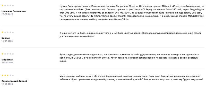 Alem Credit: как заемщиков загоняют в долговую ловушку