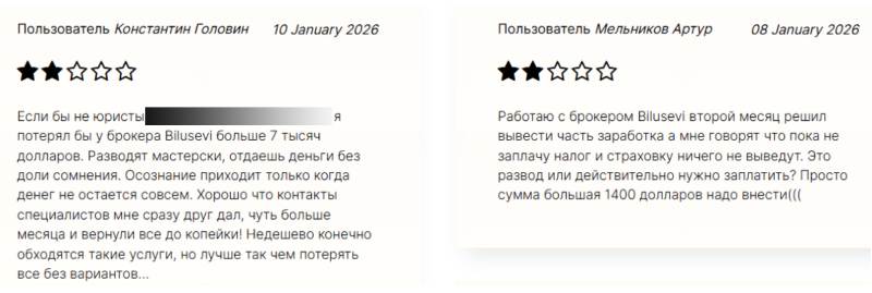 Bilusevi — очередной лохотрон с псевдоисторией и типичной для мошенников схемой кражи средств