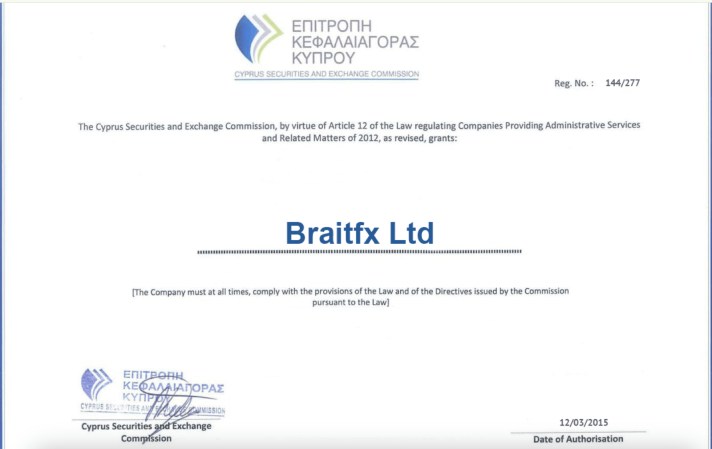 BraitFX — финансовая ловушка и скам для развода наивных трейдеров