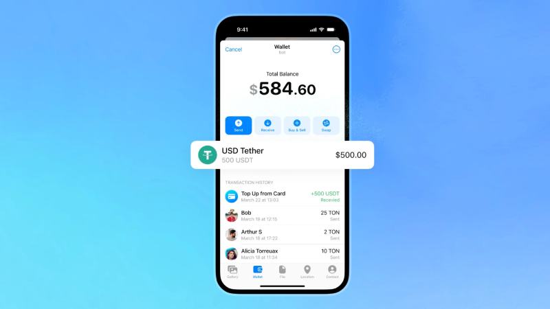 Telegram-кошелек Wallet стал доступен жителям США