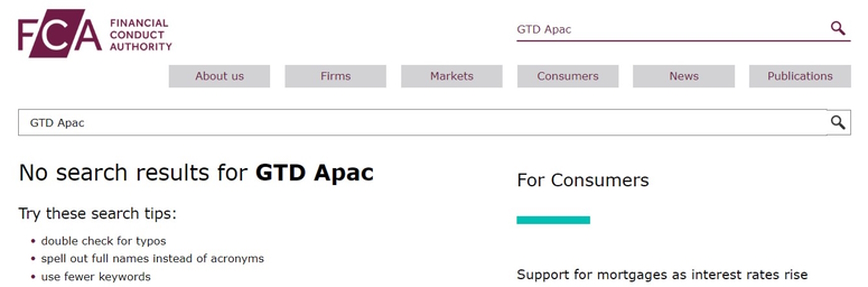 GTD Apac — нелегальный брокер из клана лохотронов, который имитирует торговлю на подконтрольном ему терминале