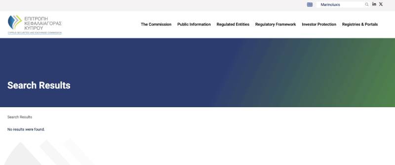 Брокер Marinoluxis и его махинации с клиентскими деньгами