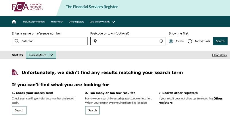Satozend — платформа с непрозрачным выводом и массой негативных отзывов