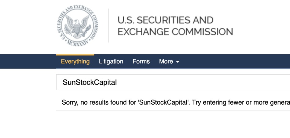 SunStockCapital — финансовая платформа, где не платят