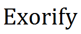 Exorify logo