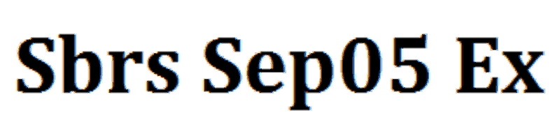 Sbrs Sep05 Ex logo