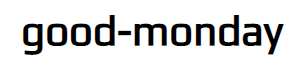 Good Monday logo