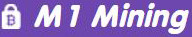 M1 Mining logo