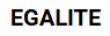 EGALITE logo