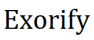 Exorify logo