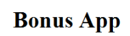 Bonus App logo