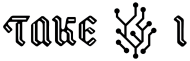 Take 1 logo