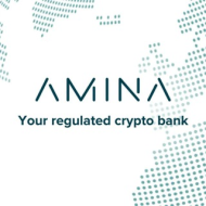 AMINA Bank AG is a Swiss Bank logo