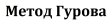 Метод Гурова logo
