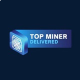 Top Miner Delivered logotype