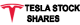 Tesla Stock Shares logotype