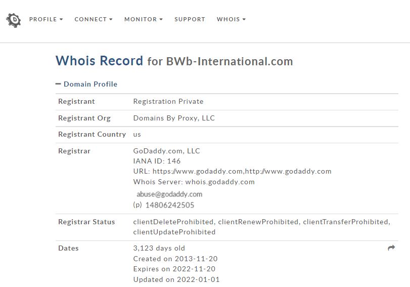 BWB International — очередной серийный продукт аферистов 