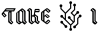 Take 1 logotype