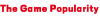 The Game Popularity logotype