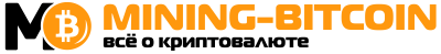 Mining Bitcoin logo