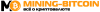 Mining Bitcoin logotype