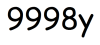 9998y logotype