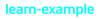 Learn Example logotype