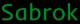Sabrok logotype