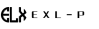 EXL P logotype