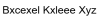 Bxcexel Kxleee Xyz logotype