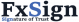 FX Sign logotype