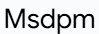 Msdpm logotype