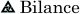 Bilance logotype